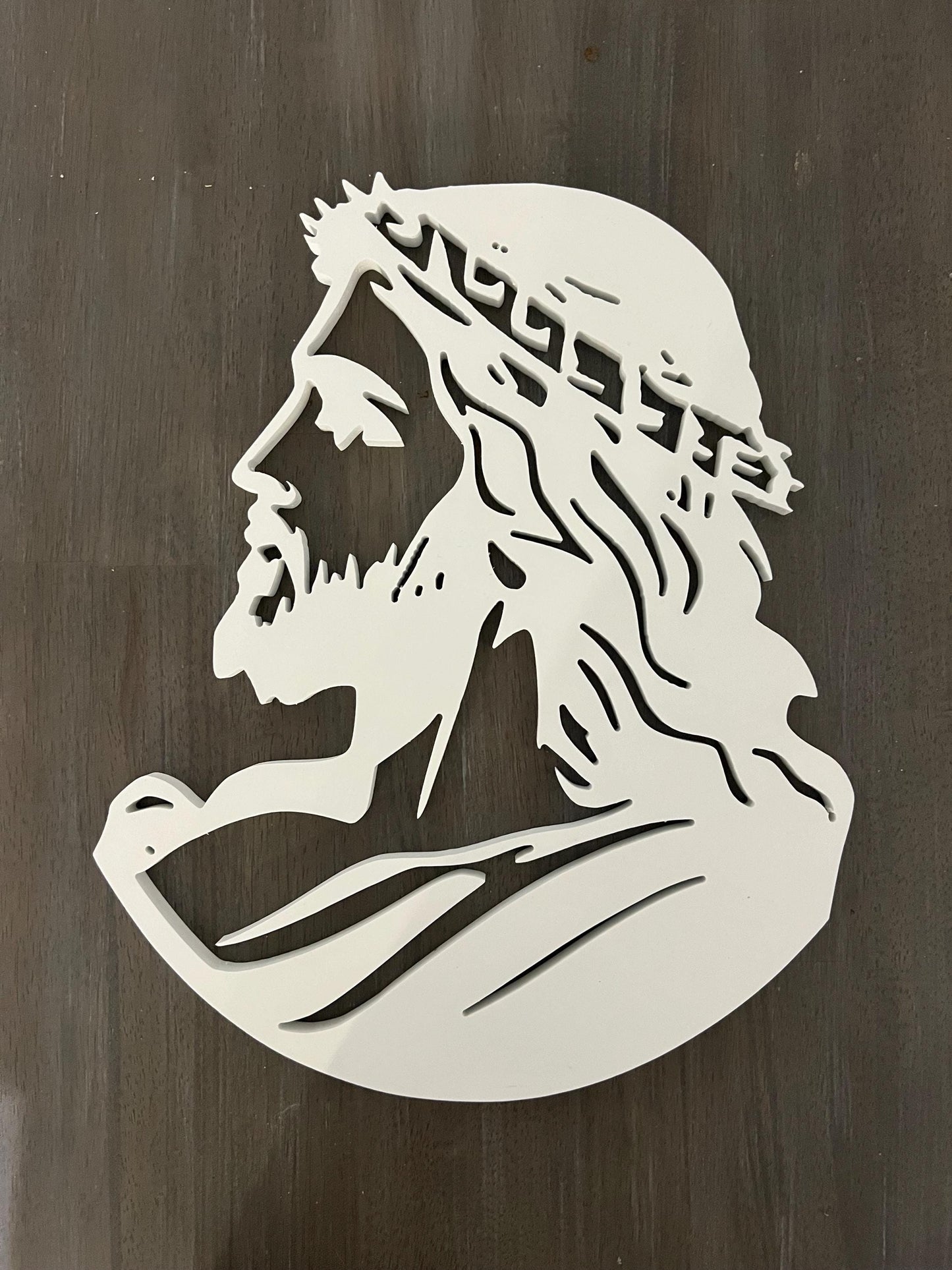 Christian Gift - Jesus Christ PVC Outdoor Sign, CNC Routed Religious Decor, Inspirational Faith Sign