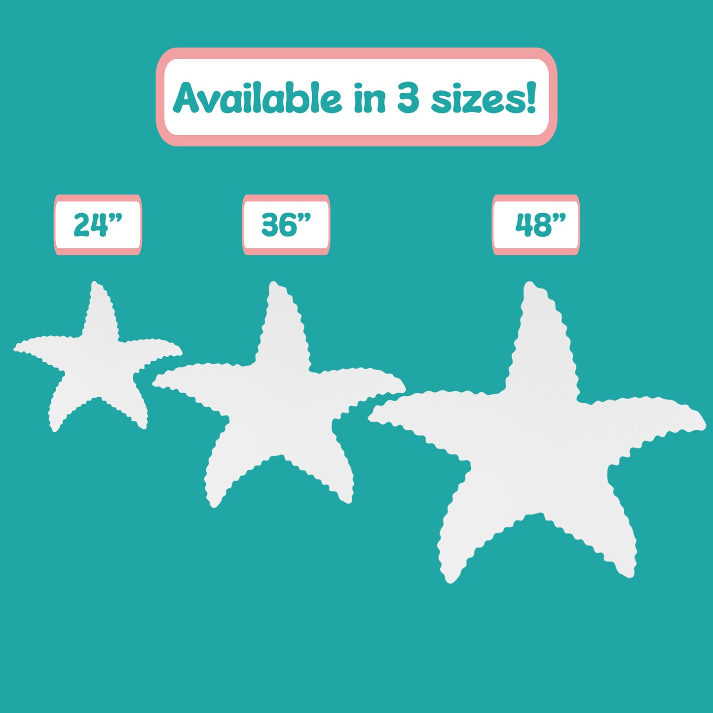 Outdoor Starfish Wall Decor, PVC Starfish Beach House Decoration, Weatherproof Coastal Wall Art for Pool, Shed, Nautical Ocean-Themed Sign