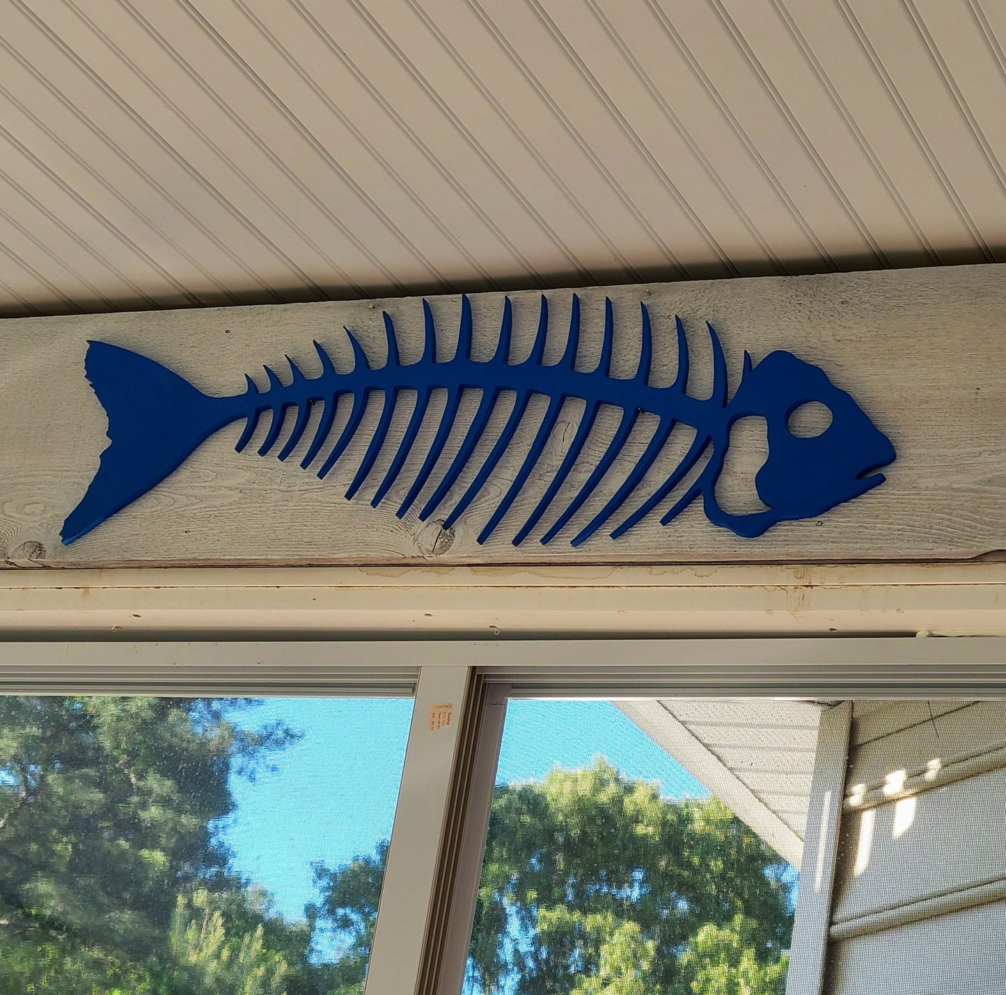 Bonefish Outside Sign Beach House, Indoor Outdoor PVC Sign, Unique Beach House Decoration, Fish Decor