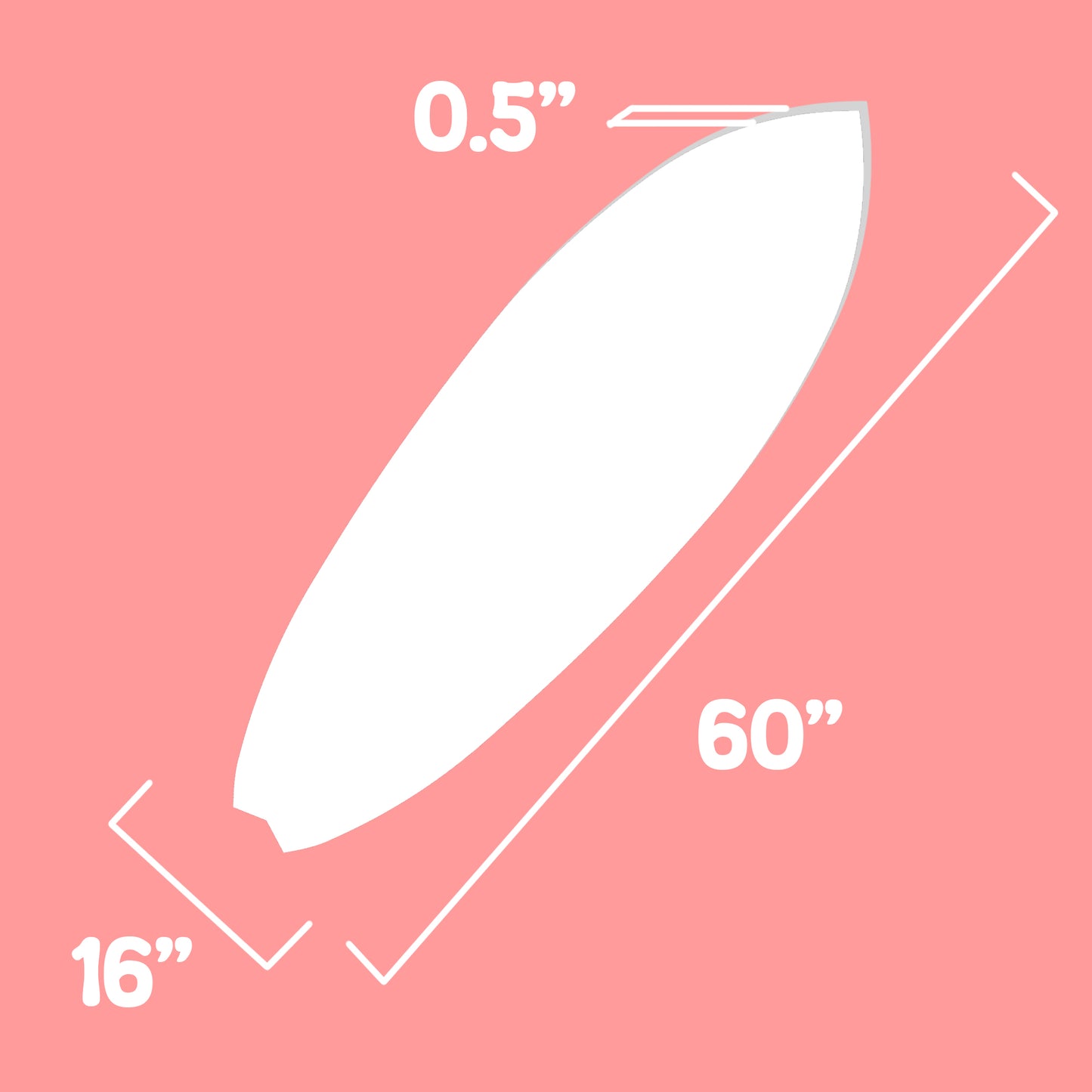 Outdoor Dog Surfboard Wall Decor – Coastal Pet Wall Art for Porch, Pool, Fence, PVC Beach House Decor for Dog Owners, Surfs Up, 5 foot