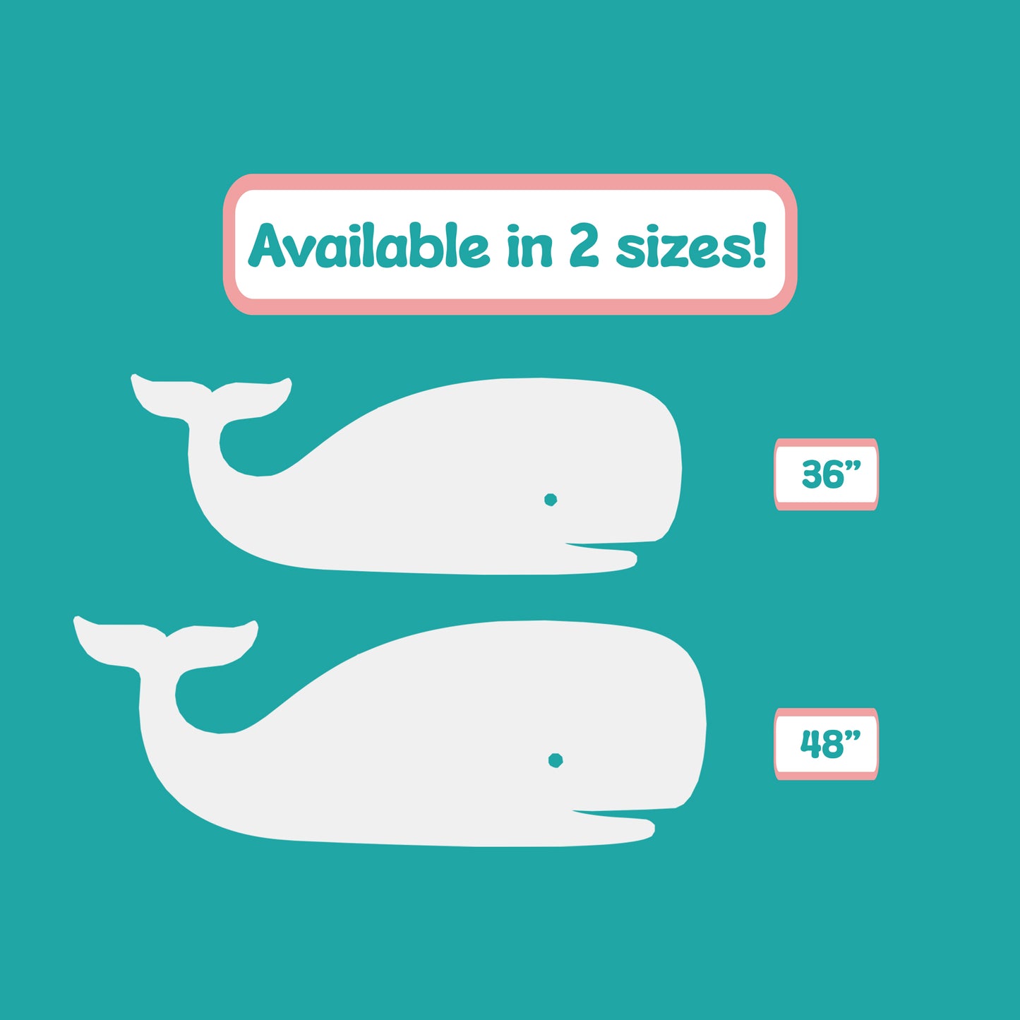 Outdoor Whale Wall Decor – White PVC Beach House Wall Art, Coastal Whale Sign Exterior & Interior – Nautical Ocean Decoration for Pool, Fence, Shed
