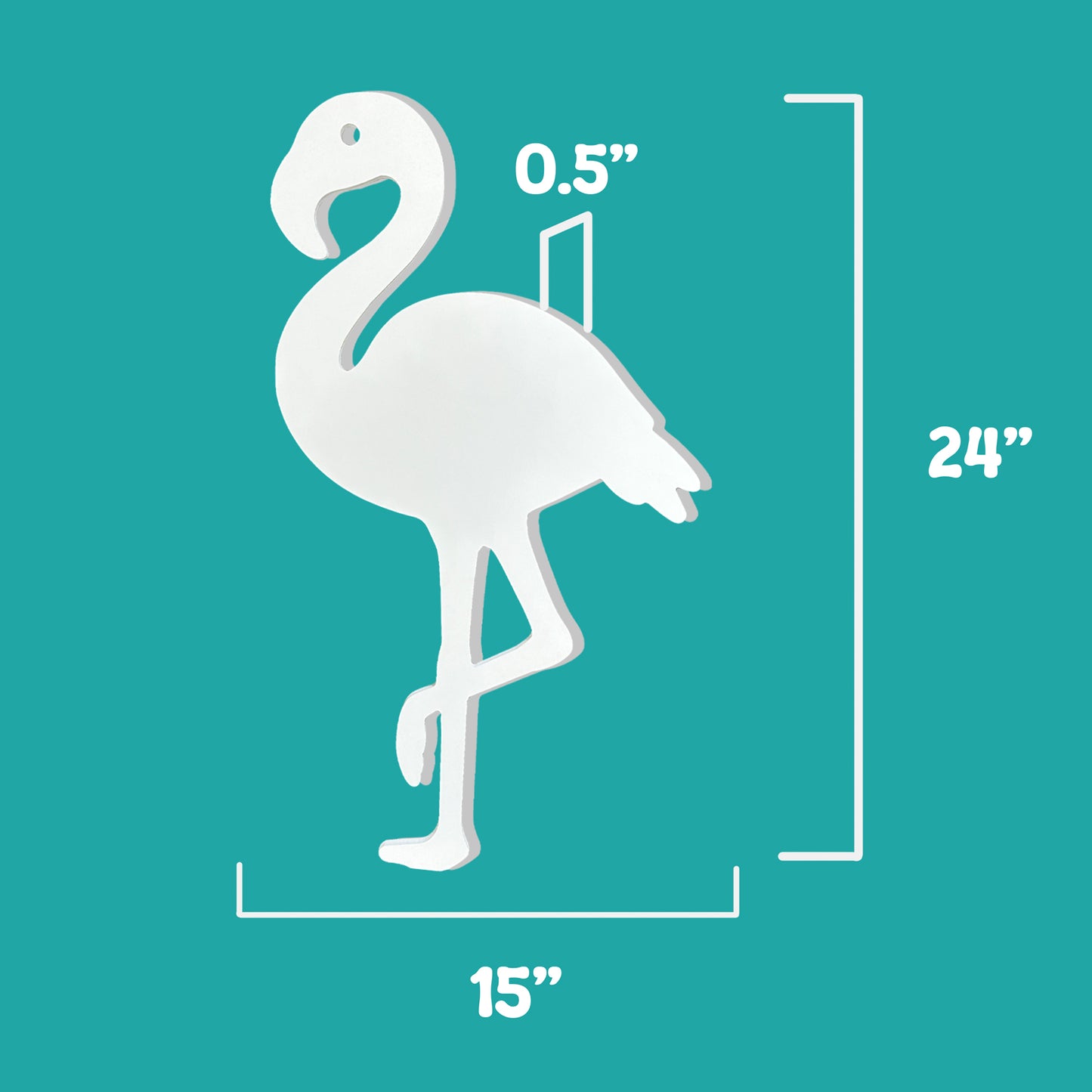 Outdoor Flamingo Wall Art, PVC Flamingo Decor, Flamingo Wall Hanging Sign