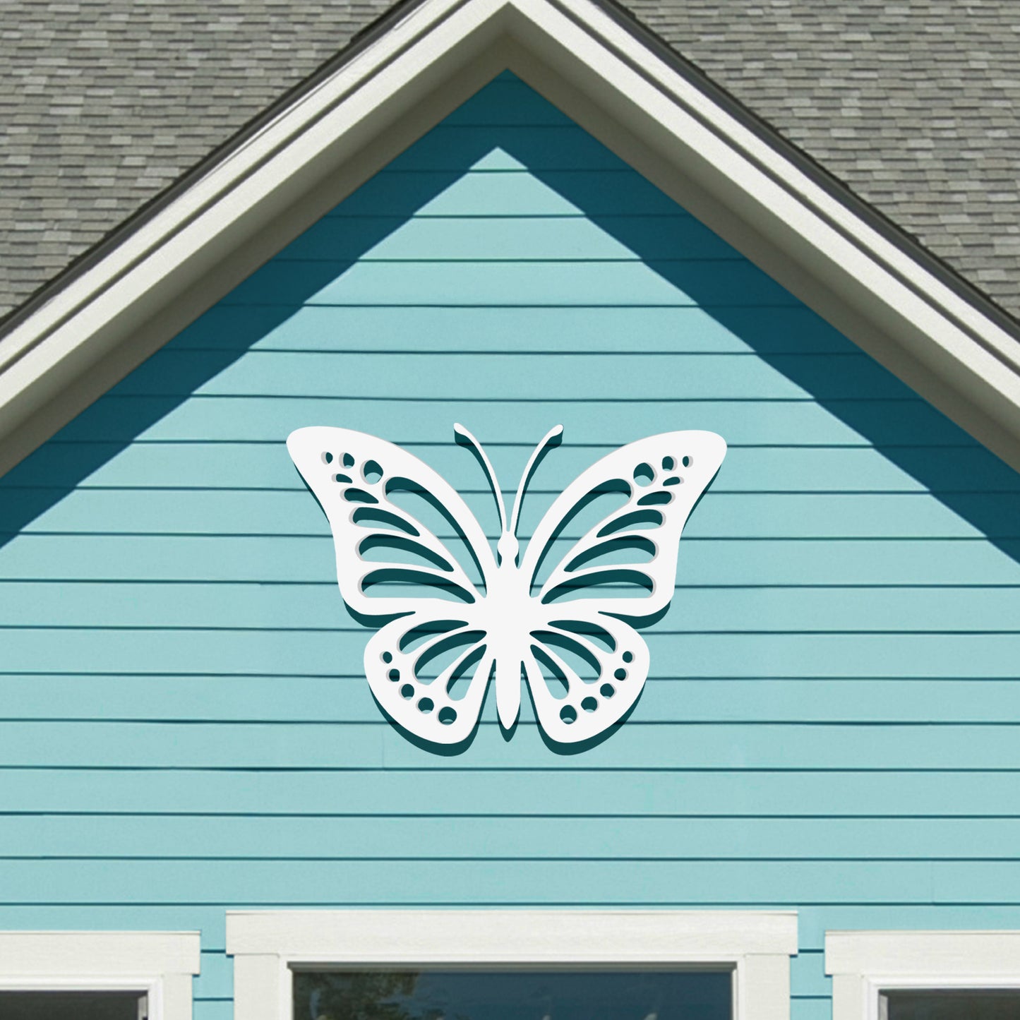 Outdoor Butterfly Wall Decor – PVC Butterfly Hanging Sculpture for Garden Yard, Patio, Shed, Fence, Balcony, Weatherproof Inside Outside Sign