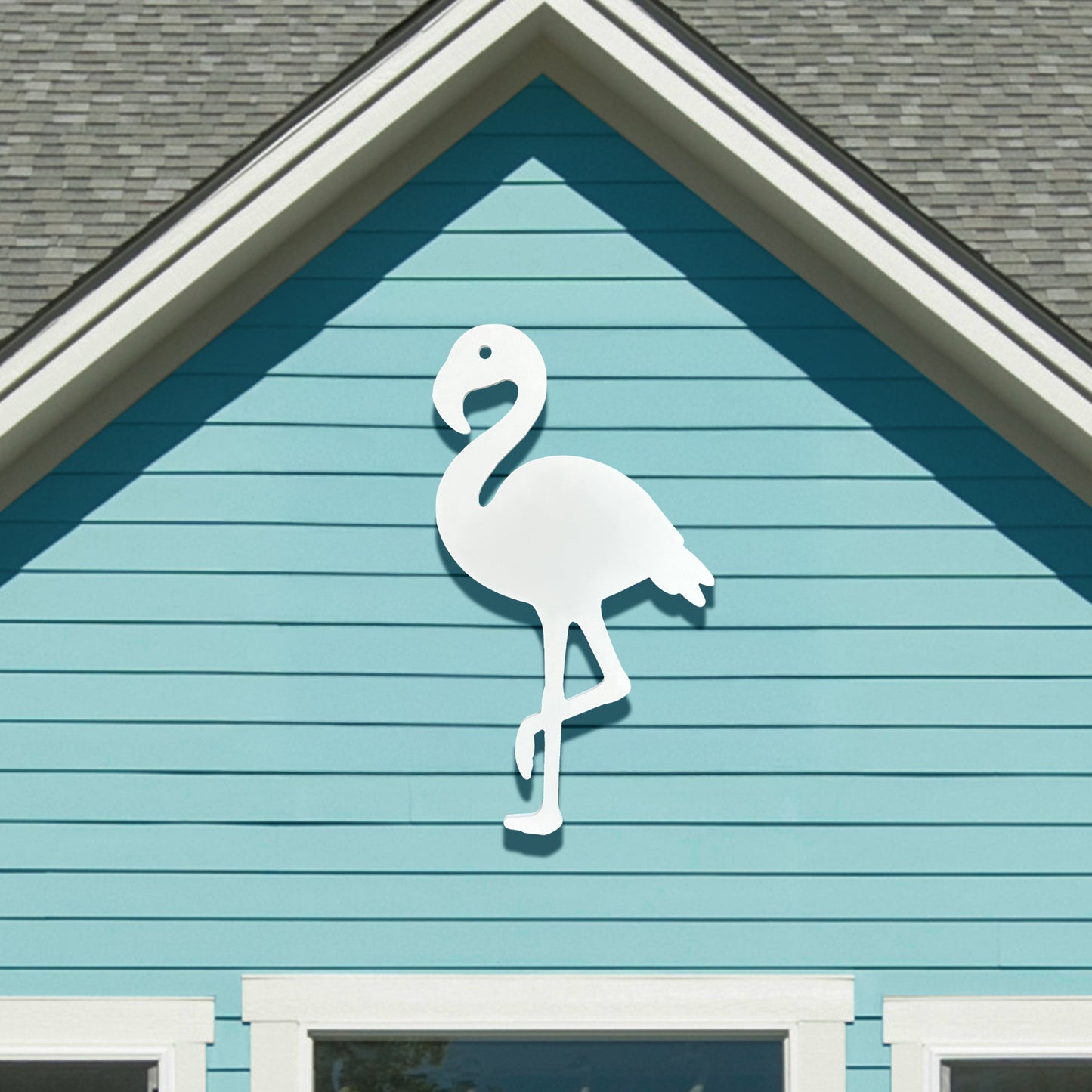 Outdoor Flamingo Wall Art, PVC Flamingo Decor, Flamingo Wall Hanging Sign