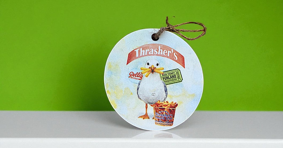 Rehoboth Beach Christmas Ornament -Fries Christmas Ornament – Seagull Boardwalk Décor | Rehoboth Beach Souvenir