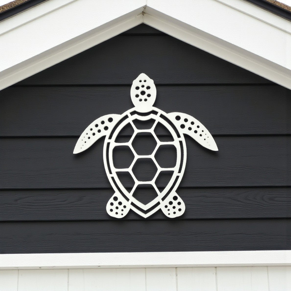 Outdoor Sea Turtle Sign, Weatherproof PVC, Coastal Home Decor, Exterior Wall Art, Beach House Nautical Sign and Decoration