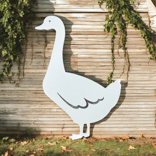 Outdoor Goose Wall Art, Weatherproof PVC, Goose Sign
