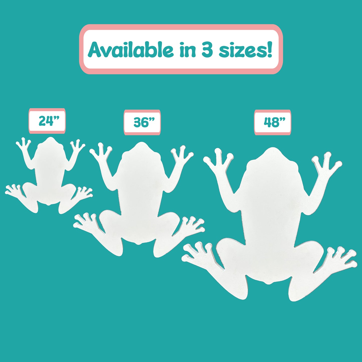 Outdoor Frog Sign for Beach House, Patio, Shed, Garage, Frog Wall Decor, Weatherproof PVC for Coastal Beach Home Decoration