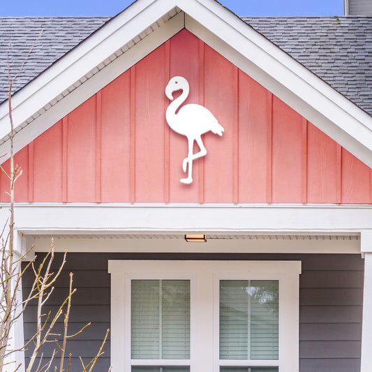 Outdoor Flamingo Wall Art, PVC Flamingo Decor, Flamingo Wall Hanging Sign