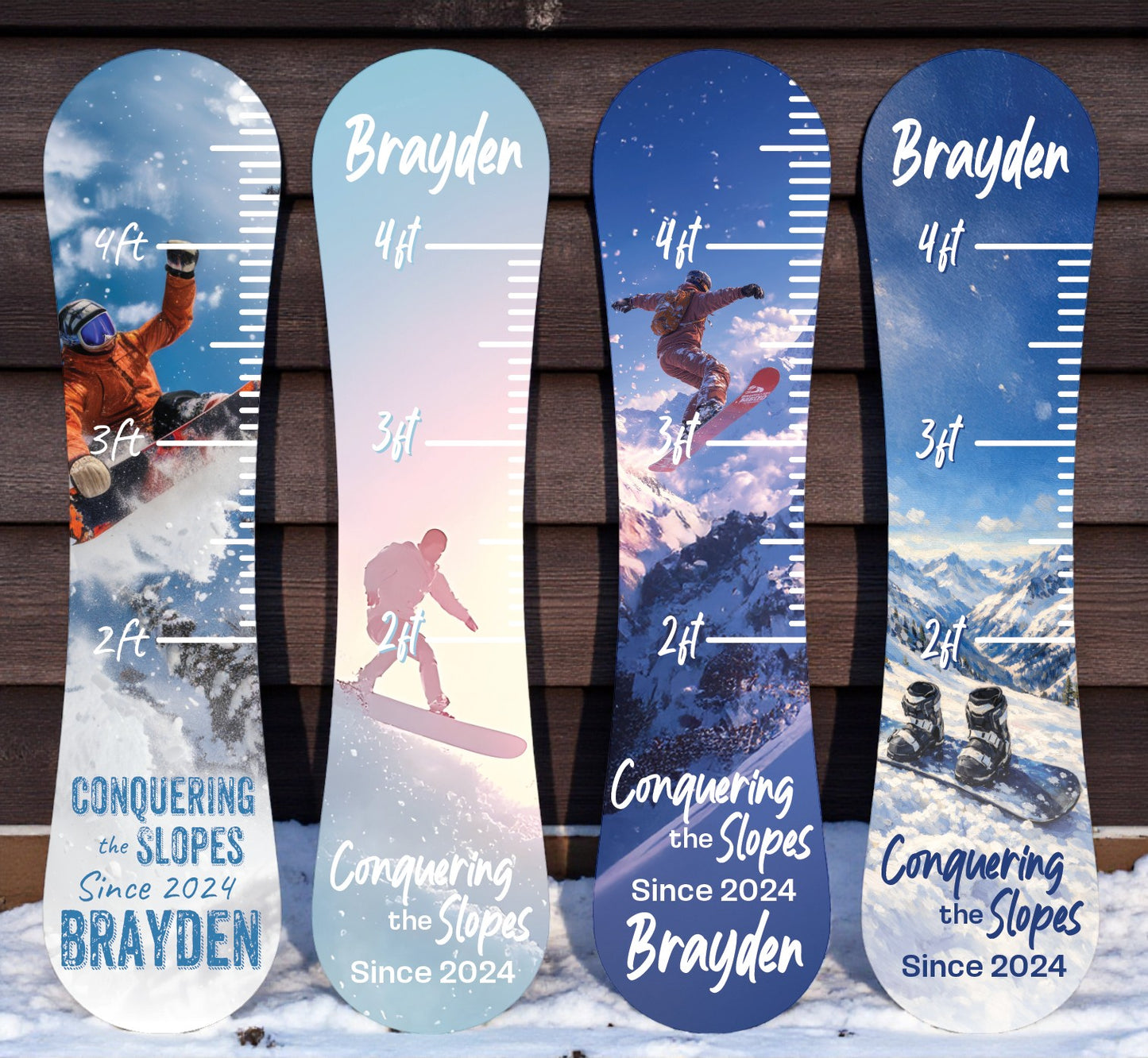 Snowboard Growth Chart, In the air