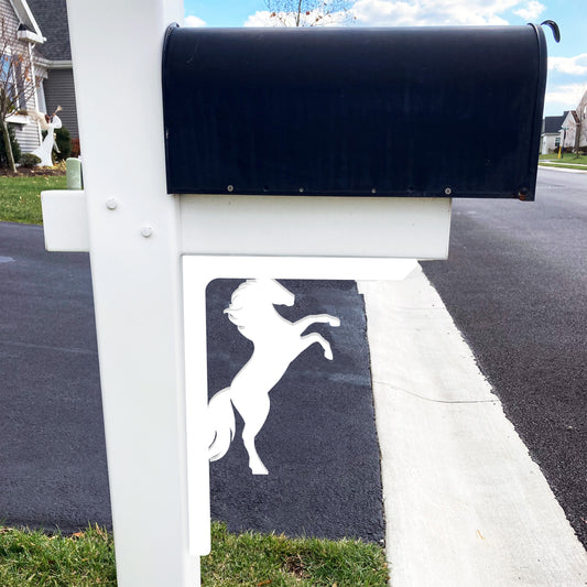 Horse Mailbox Bracket Decoration, Mailbox Decor, 21 Inch