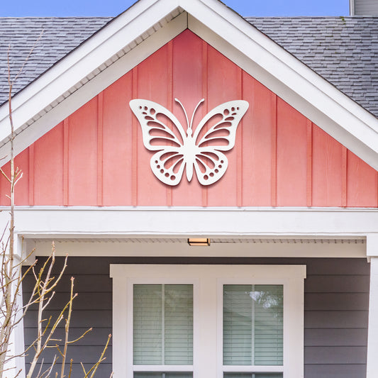 Outdoor Butterfly Wall Decor – PVC Butterfly Hanging Sculpture for Garden Yard, Patio, Shed, Fence, Balcony, Weatherproof Inside Outside Sign
