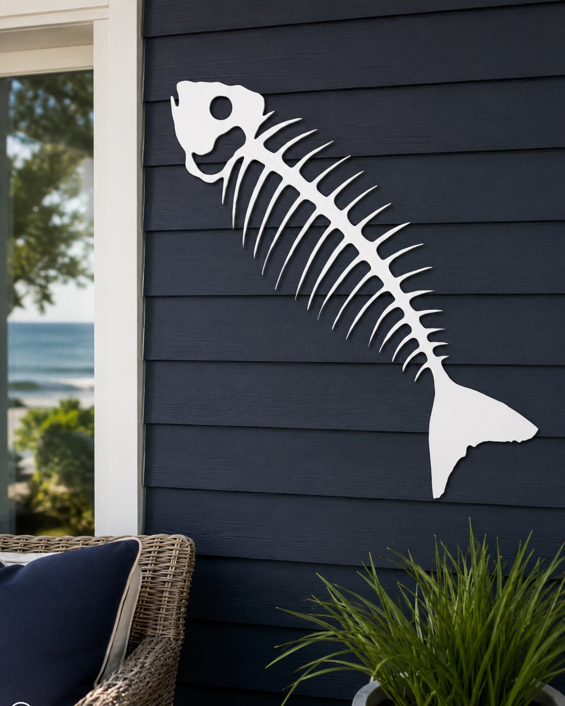 Bonefish Wall Art – Outdoor Weatherproof PVC Nautical Decor