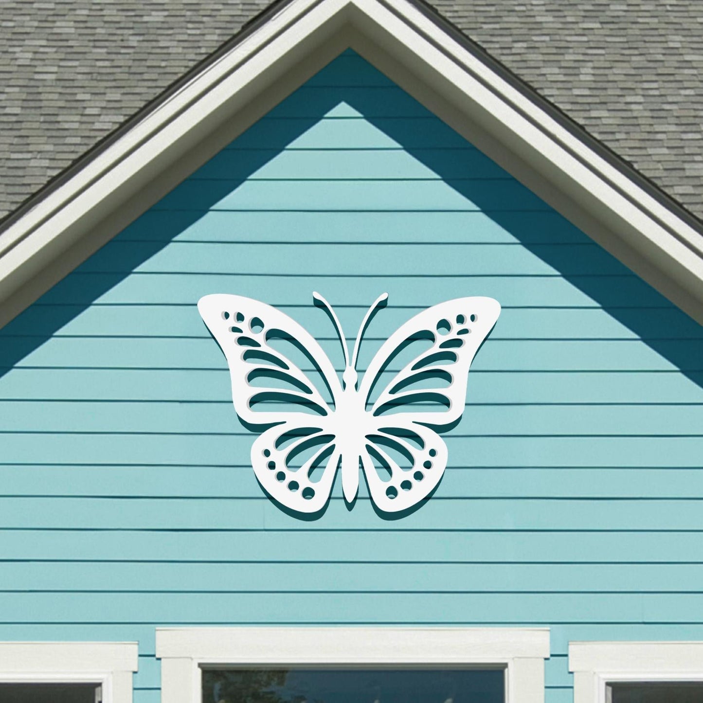 Butterfly Wall Art: Outdoor PVC Sign, Garden Decor