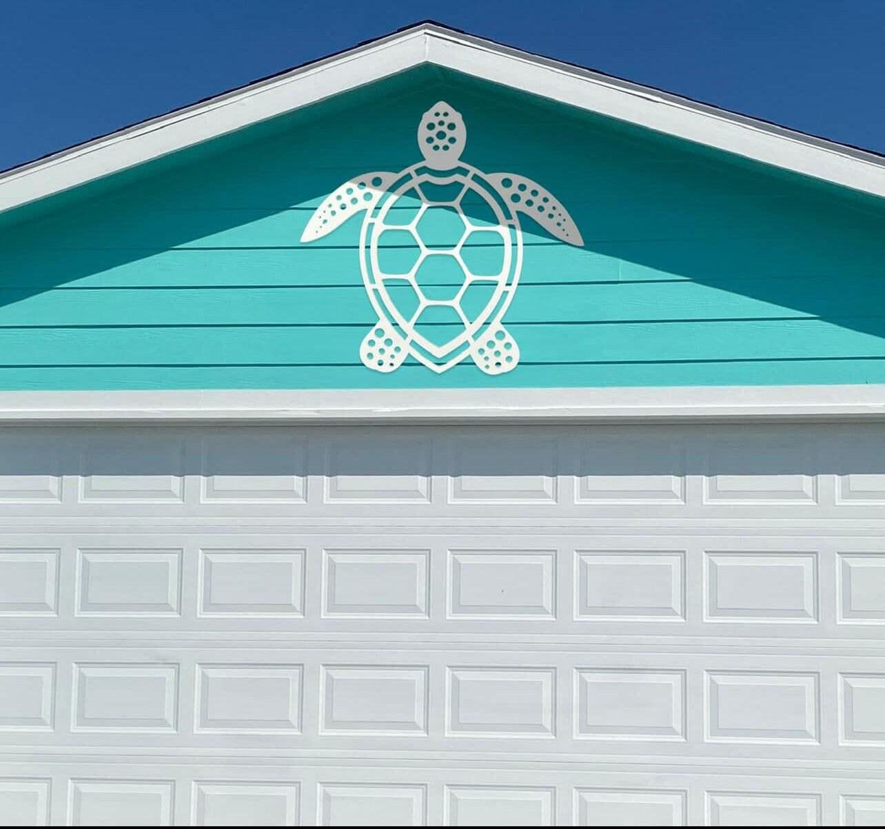 Sea Turtle Outdoor Wall Art,PVC