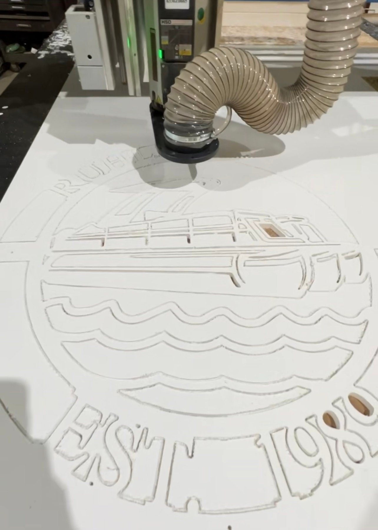 Custom Pontoon Boat Name Sign: Nautical Lake House Decor