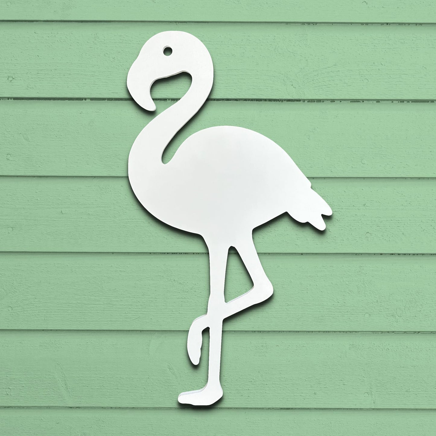 Flamingo PVC Outdoor Wall Art Sign