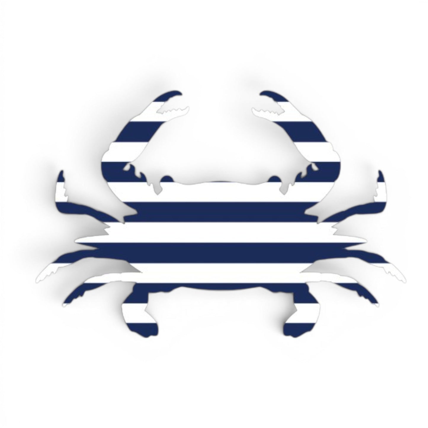 Nautical Cabana Crab Wall Art – Coastal PVC Wall Decor for Indoor & Outdoor Use