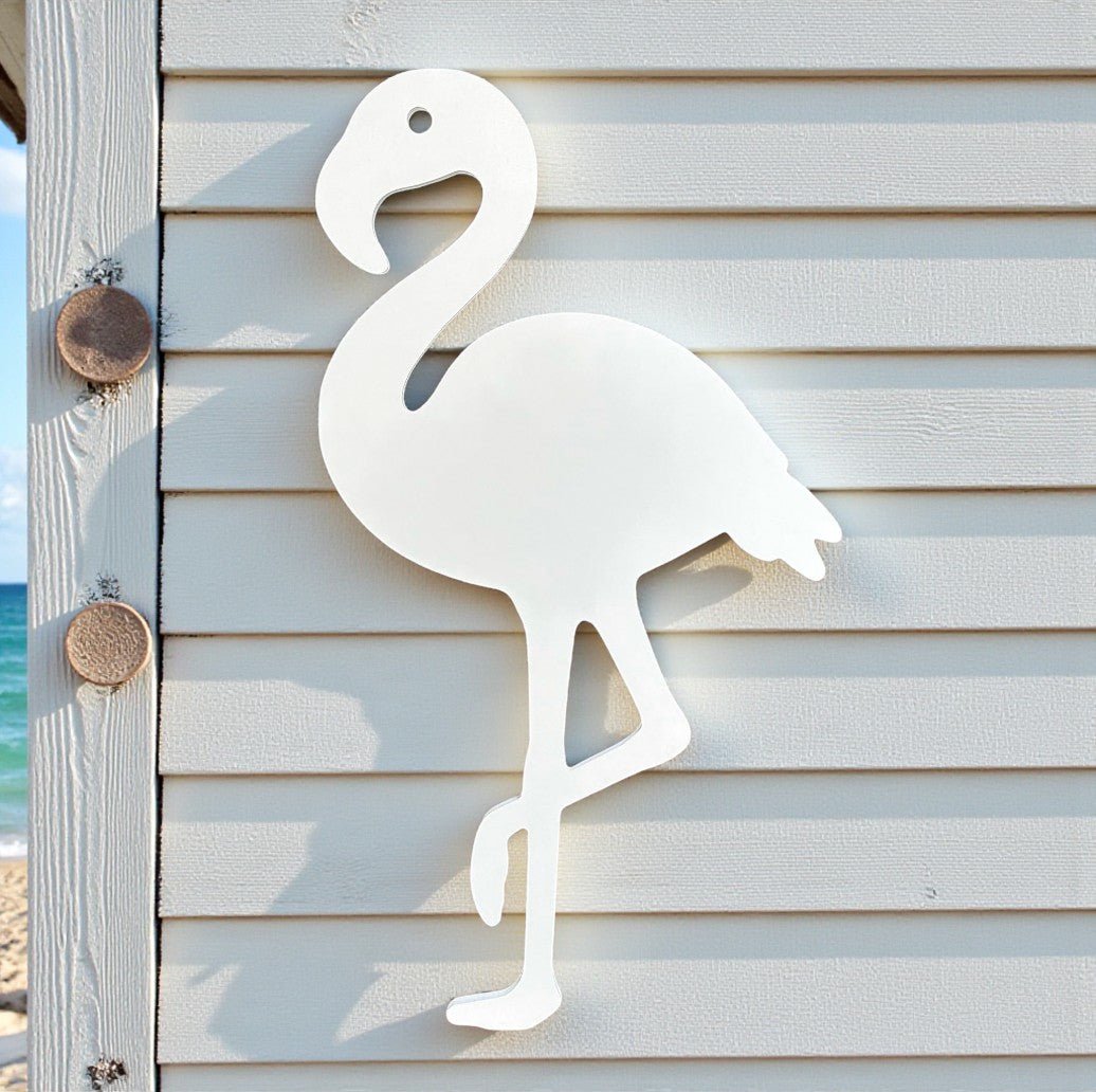 Flamingo PVC Outdoor Wall Art Sign