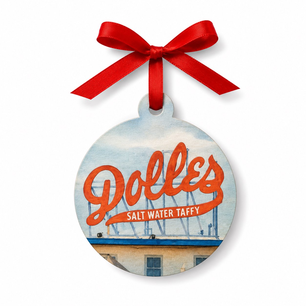 Dolles Rehoboth Beach Christmas Ornament: Delaware Coastal Keepsake