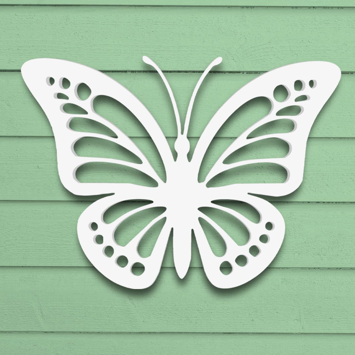 Butterfly Wall Art: Outdoor PVC Sign, Garden Decor