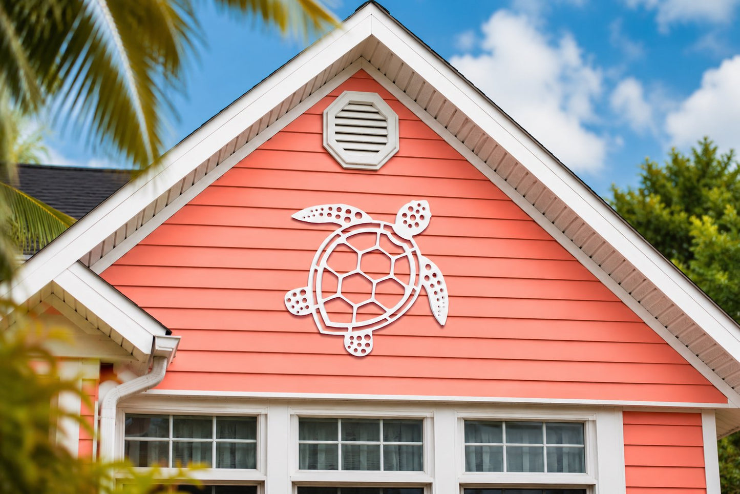 Sea Turtle Outdoor Wall Art,PVC