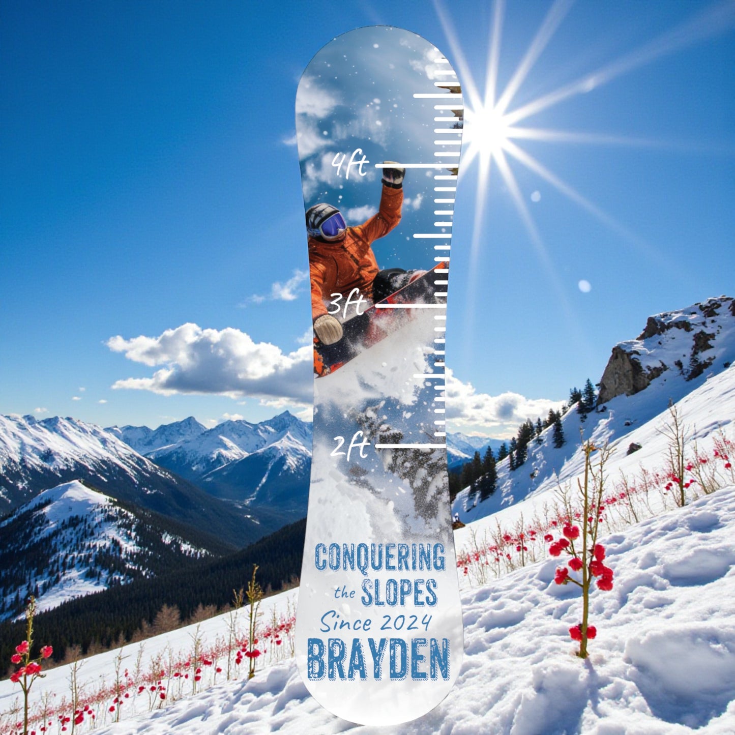 Snowboard Growth Chart
